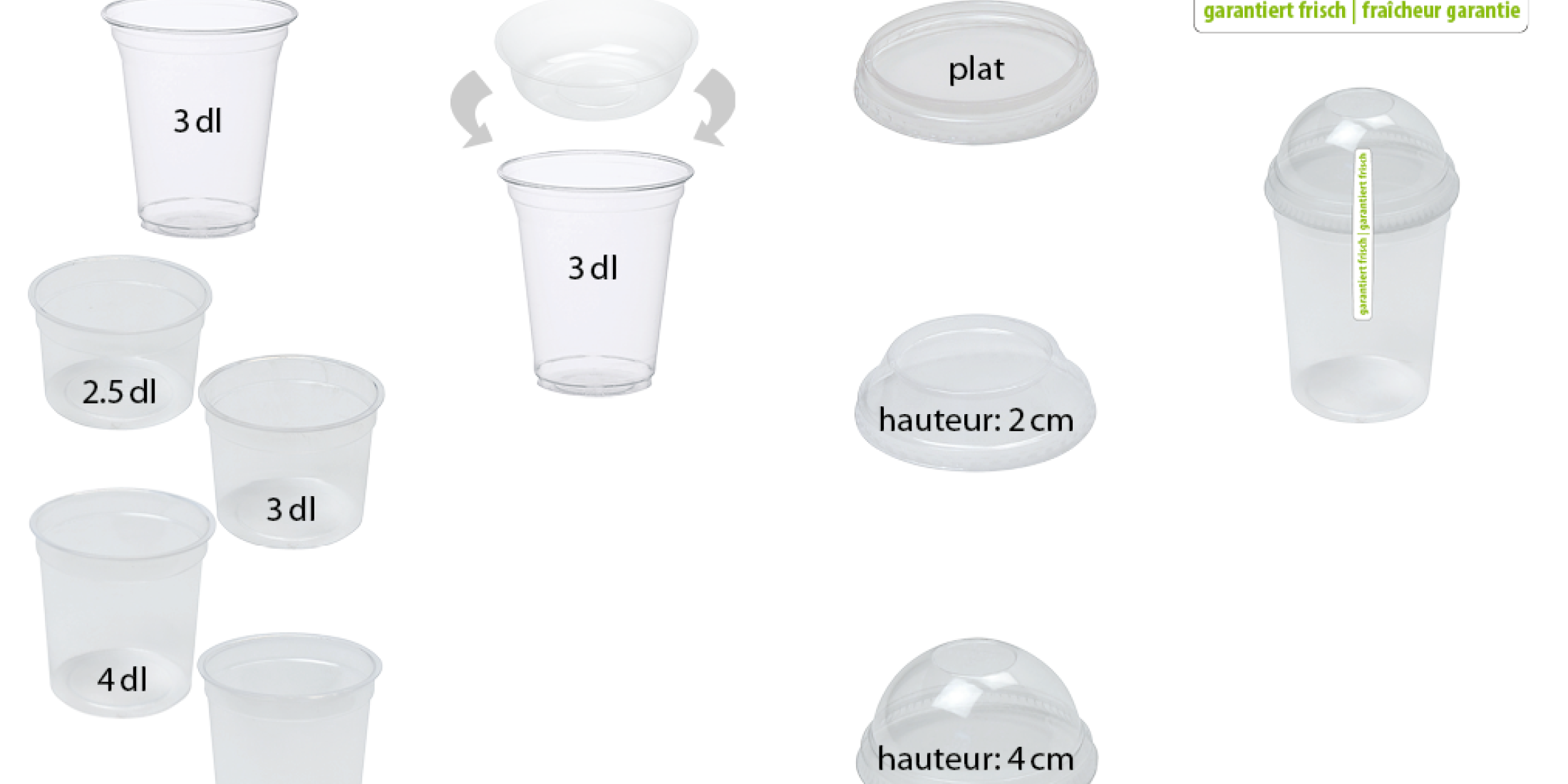 Take-Away-Milchprodukte